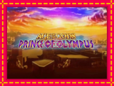 Age of the Gods Prince of Olympus - slotní stroj s jednoduchými pravidly