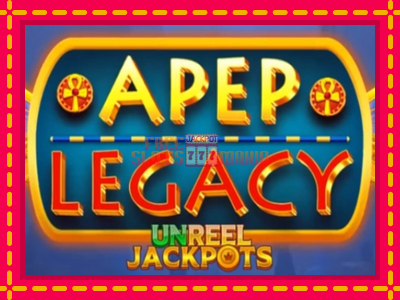 Apep Legacy - slotní stroj s jednoduchými pravidly