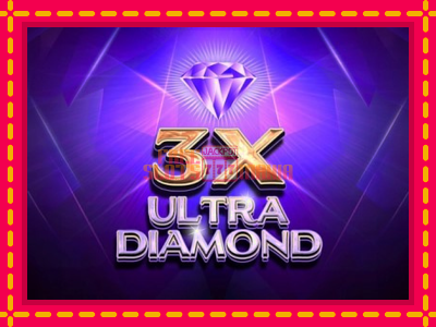 3x Ultra Diamond - slotní stroj s jednoduchými pravidly