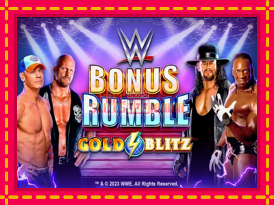 WWE Bonus Rumble Gold Blitz - slotní stroj s jednoduchými pravidly