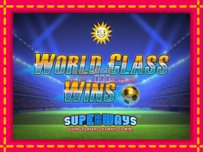 World Class Wins - slotní stroj s jednoduchými pravidly