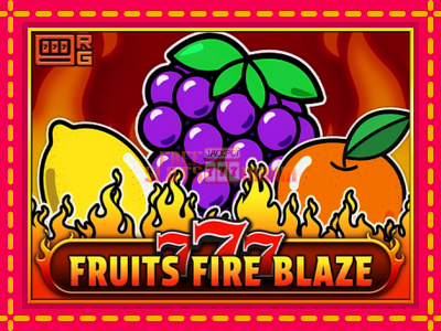 777 - Fruits Fire Blaze - slotní stroj s jednoduchými pravidly