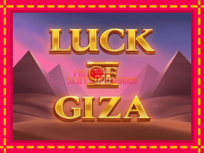 Luck of Giza - slotní stroj s jednoduchými pravidly