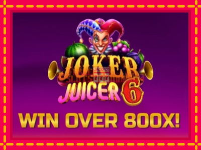 Joker Juicer 6 - slotní stroj s jednoduchými pravidly